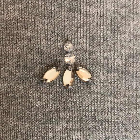 Gray jeweled cardigan - Picture 2 of 3